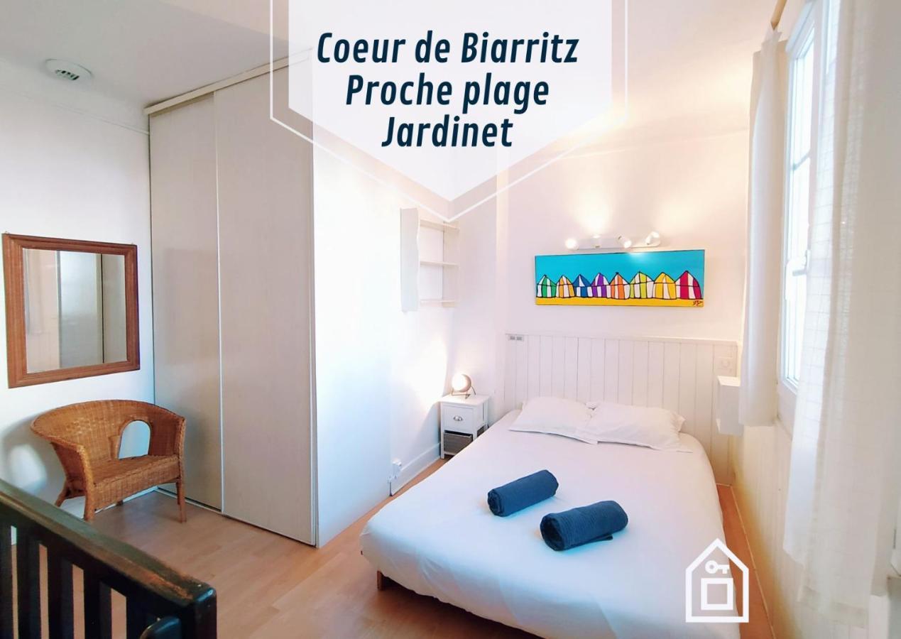 Lalanne Btz, Duplex Jardinet Pres De La Plage Biarritz Exterior foto